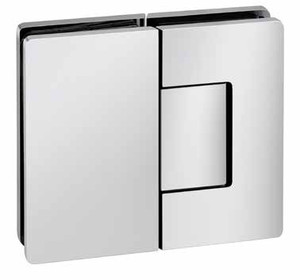 Griffwerk Glass to Glass Hinge: Satin Stainless Steel