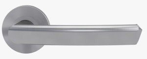 Crystal Interior Door Lever for Wood Doors - Passage Non Locking